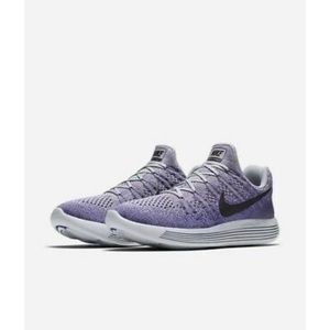 Purple Lunarlon Nike sneakers